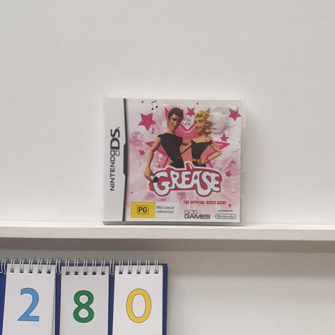 Grease Nintendo DS game + manual oz280
