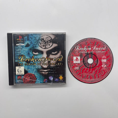 Broken Sword The Shadow Of The Templars PS1 Playstation 1 Game PAL 25F4