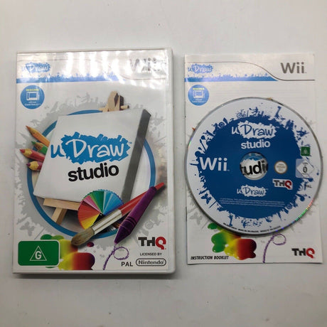 U Draw Studio Nintendo Wii Game + Manual PAL