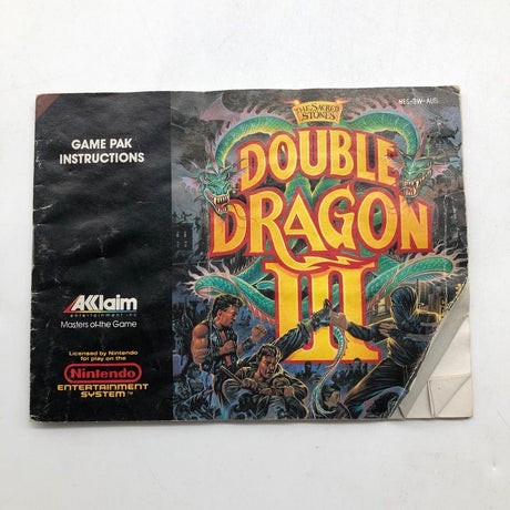 Double Dragon 3 III Nintendo NES Game Boxed Complete