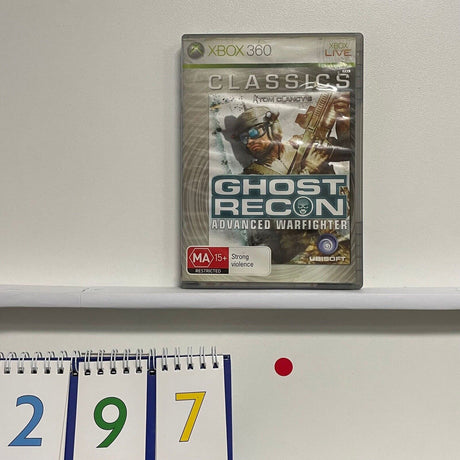 Ghost Recon Advanced Warfighter Xbox 360 game + Manual PAL