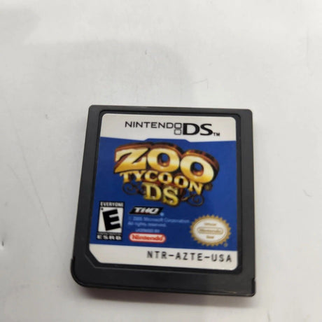 Zoo Tycoon Nintendo DS Game Cartridge