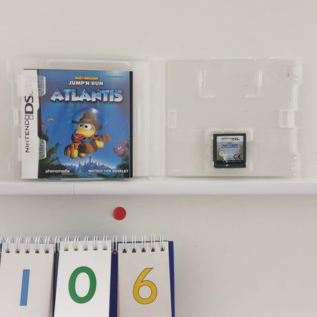 Jump'n Run Atlantis Nintendo DS Game + Manual