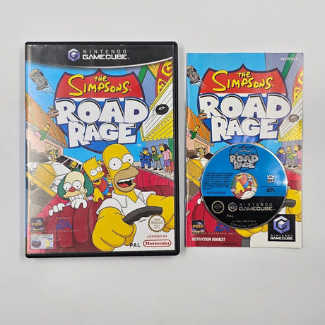 The Simpsons Road Rage Nintendo Gamecube Game + Manual PAL 25F4