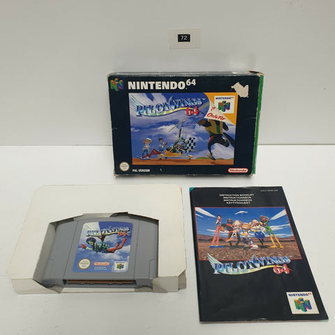 Pilot Wings Nintendo 64 N64 Game Boxed Complete PAL oz72