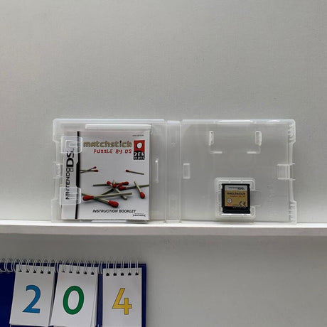Matchsticks puzzles Nintendo DS Game + Manual