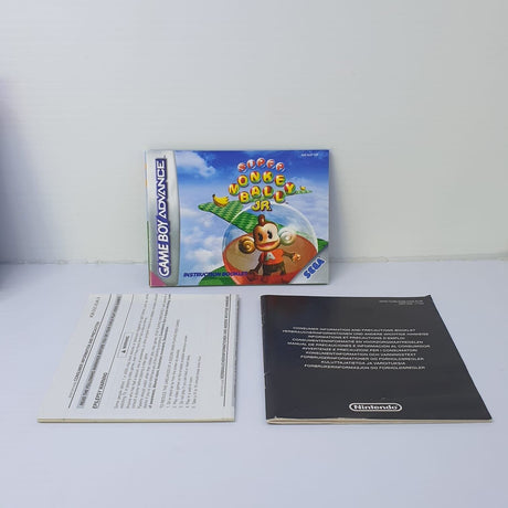 Super Monkey Ball JR Nintendo Gameboy Advance GBA Game Boxed + Manual
